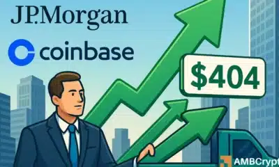 摩根大通将 Coinbase 评级上调,使其股价飙升9.8%